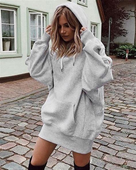 cute girl with oversized hoodie.